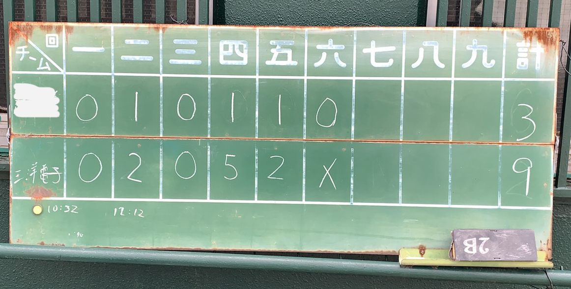 野球部 初の決勝戦！惜しくも準優勝