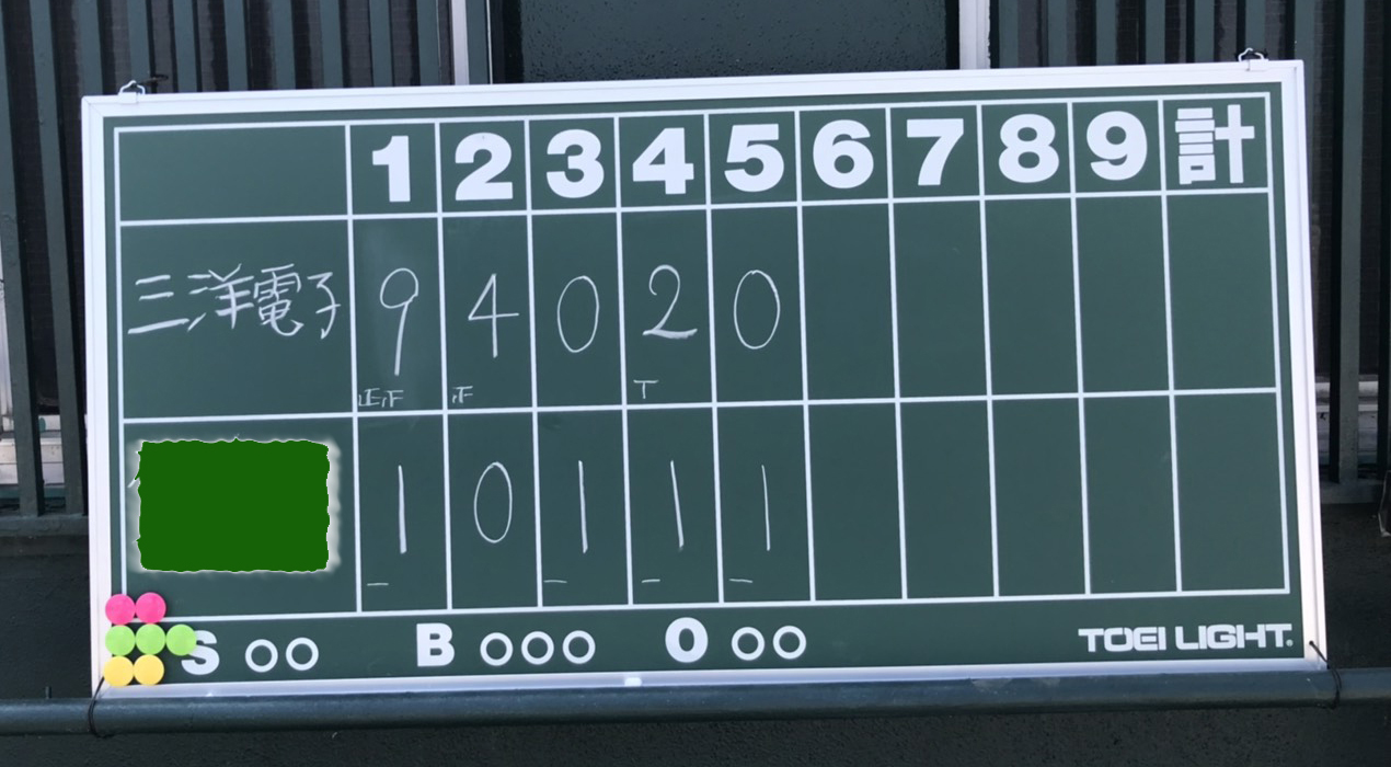 野球部快勝！