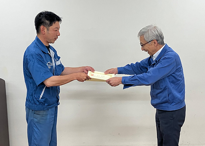 第４回熱処理コンテストにて準優勝受賞